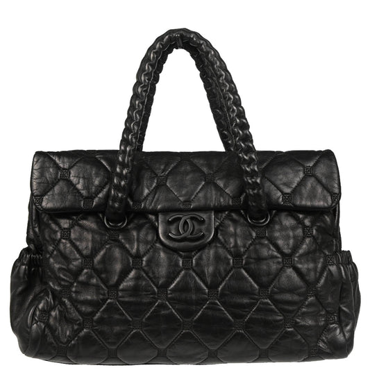 Chanel 2008-2009 Black Lambskin Handbag