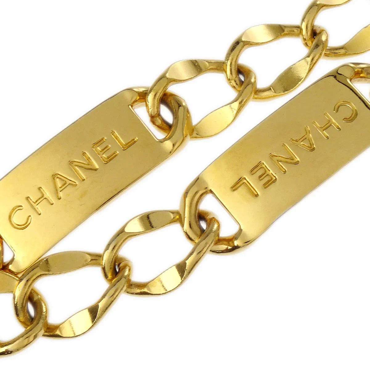Chanel Chain Belt Medallion Gold Small Good