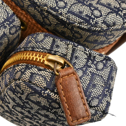 Christian Dior 2002 Navy Trotter Street Chic Columbus Shoulder Bag
