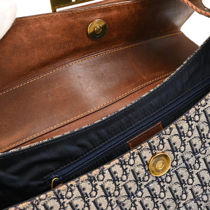 Christian Dior 2002 Navy Trotter Street Chic Columbus Shoulder Bag