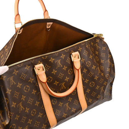 Louis Vuitton 2007 Monogram Keepall Bandouliere 55 Duffle Bag M41414