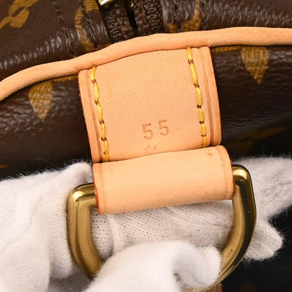 Louis Vuitton 2007 Monogram Keepall Bandouliere 55 Duffle Bag M41414