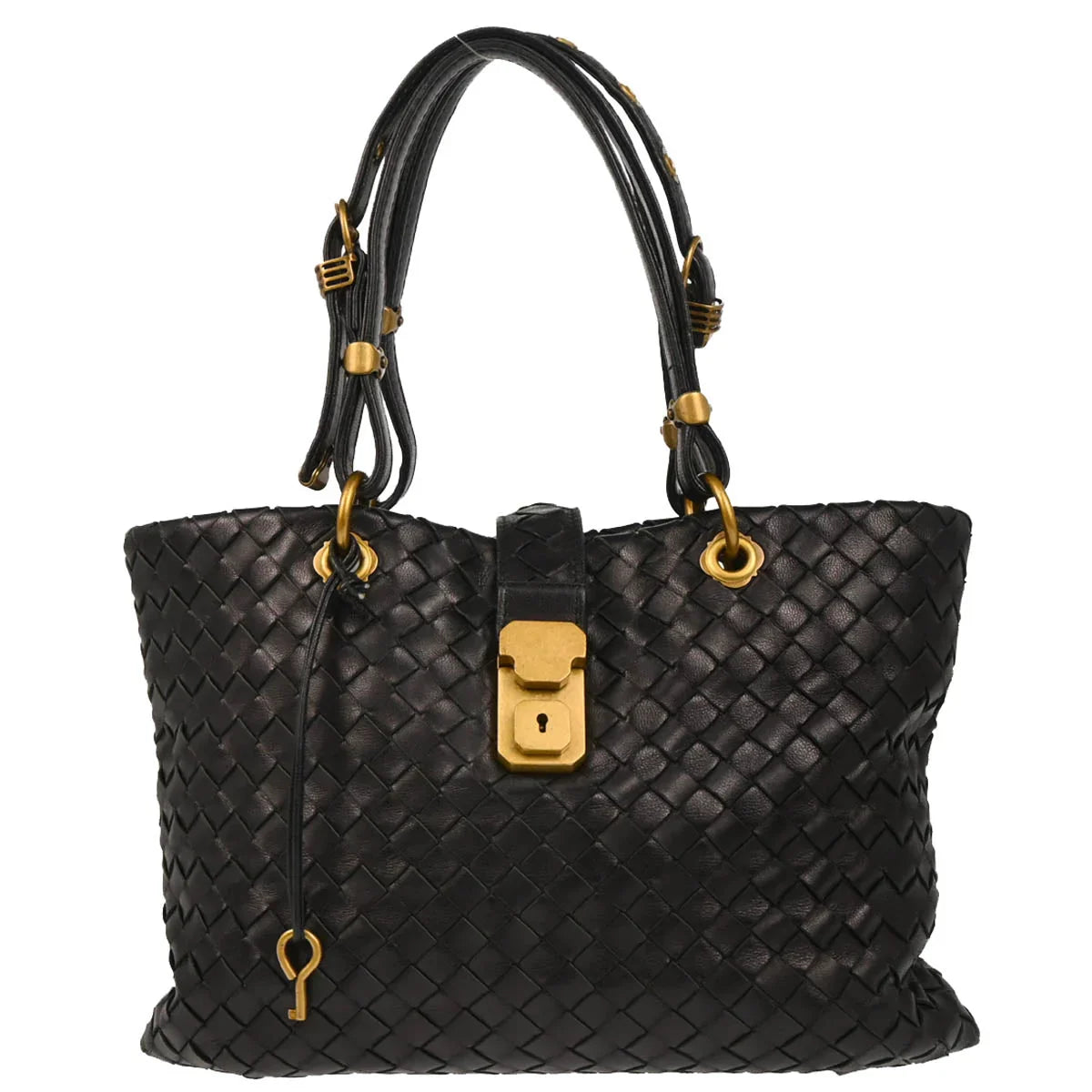 ハンドバッグ BOTTEGA VENETA HAND BAG (796354VCPP1 9195) Bottega Veneta Small Top Handle Loop bag for Women - Black