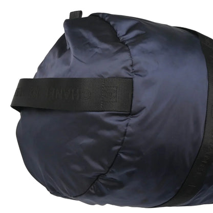 Chanel 2004-2005 Navy Nylon Sport Line Duffle Handbag