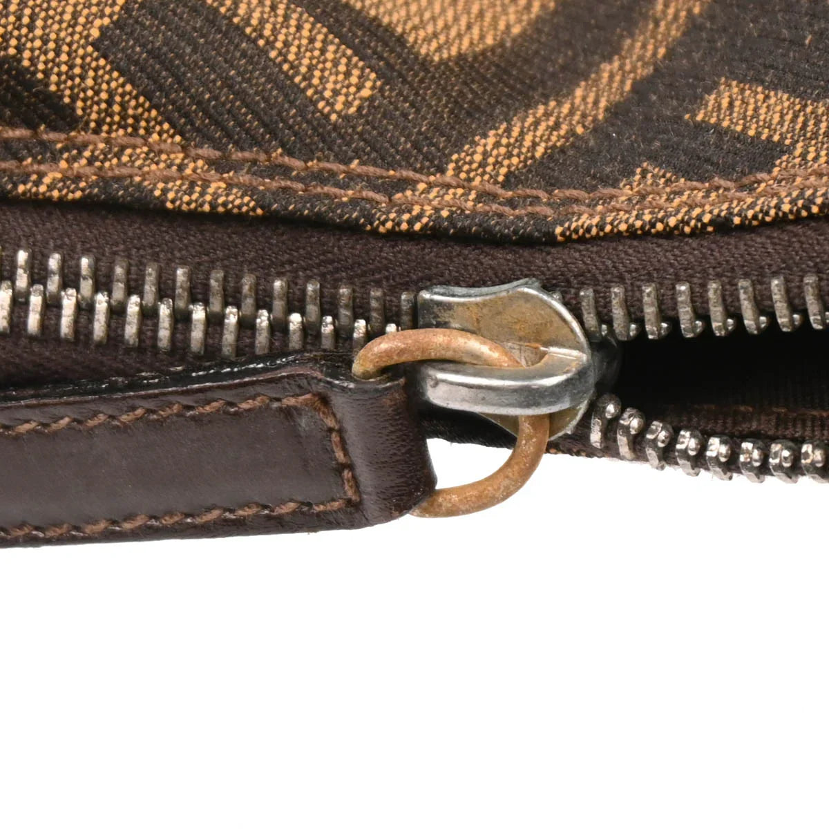 Fendi Brown Zucca Handbag