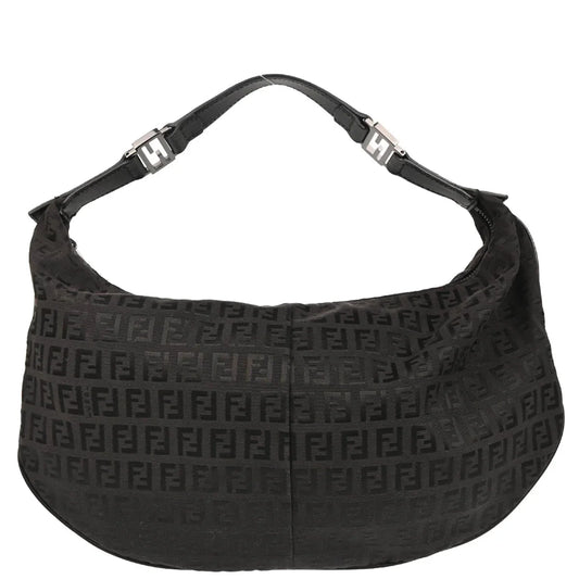Fendi 2004 Black Zucchino Handbag