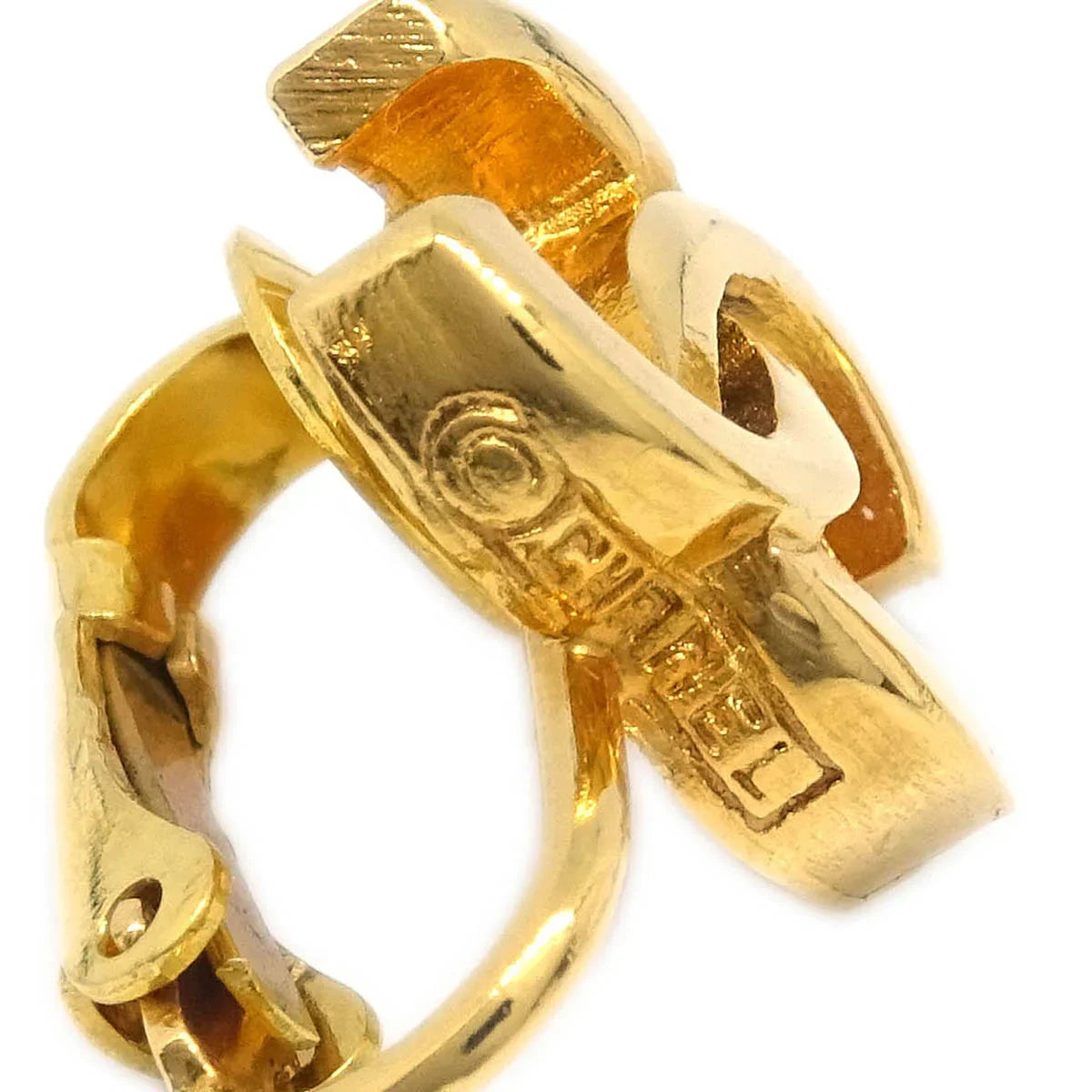 Chanel Gold Mini CC Earrings Clip-On 233