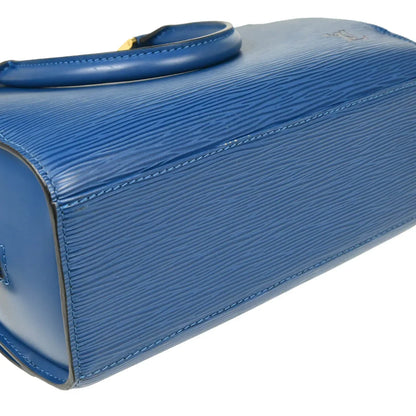 Louis Vuitton 1998 Blue Epi Pont Neuf Handbag M52055