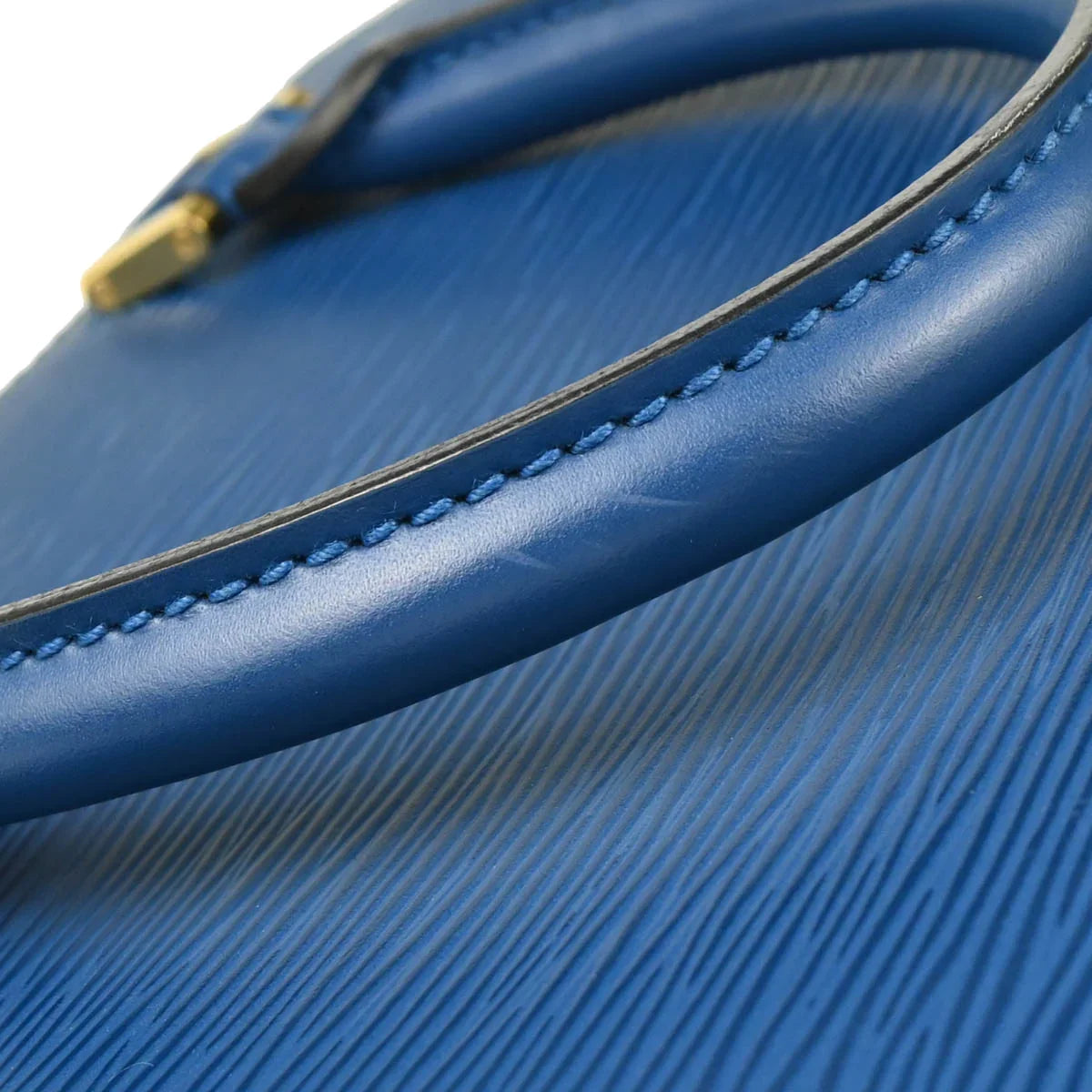 Louis Vuitton 1998 Blue Epi Pont Neuf Handbag M52055