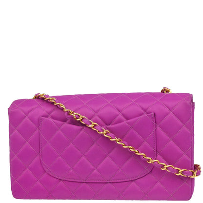 Chanel 1994-1996 Purple Nylon Shoulder Bag