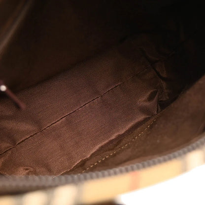 Burberry Beige House Check Tote Handbag