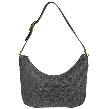 Gucci Black GG Hobo Handbag