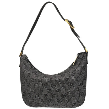 Gucci Black GG Hobo Handbag
