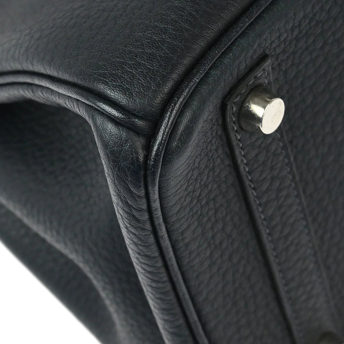Hermes 2004 Graphite Fjord Birkin 30 Handbag