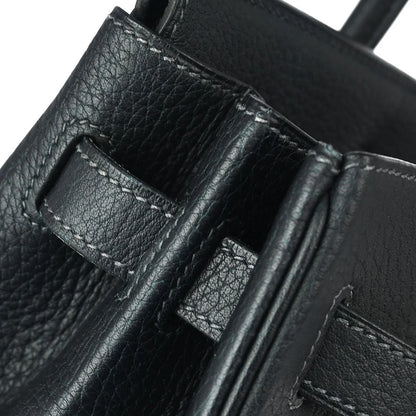Hermes 2004 Graphite Fjord Birkin 30 Handbag