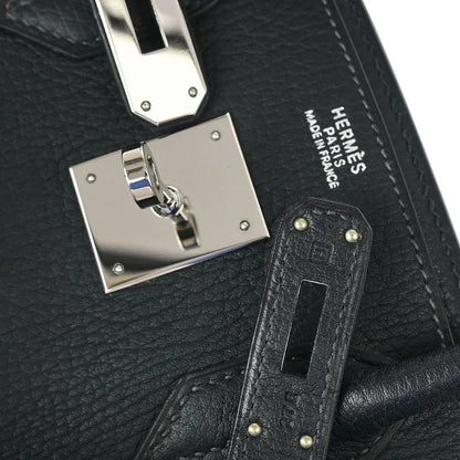 Hermes 2004 Graphite Fjord Birkin 30 Handbag