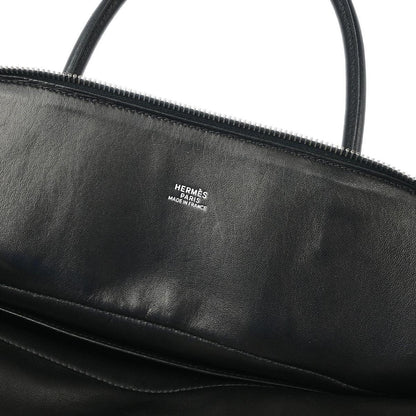 Hermes 2005 Black Taurillon Clemence Bolide 31 2way Handbag
