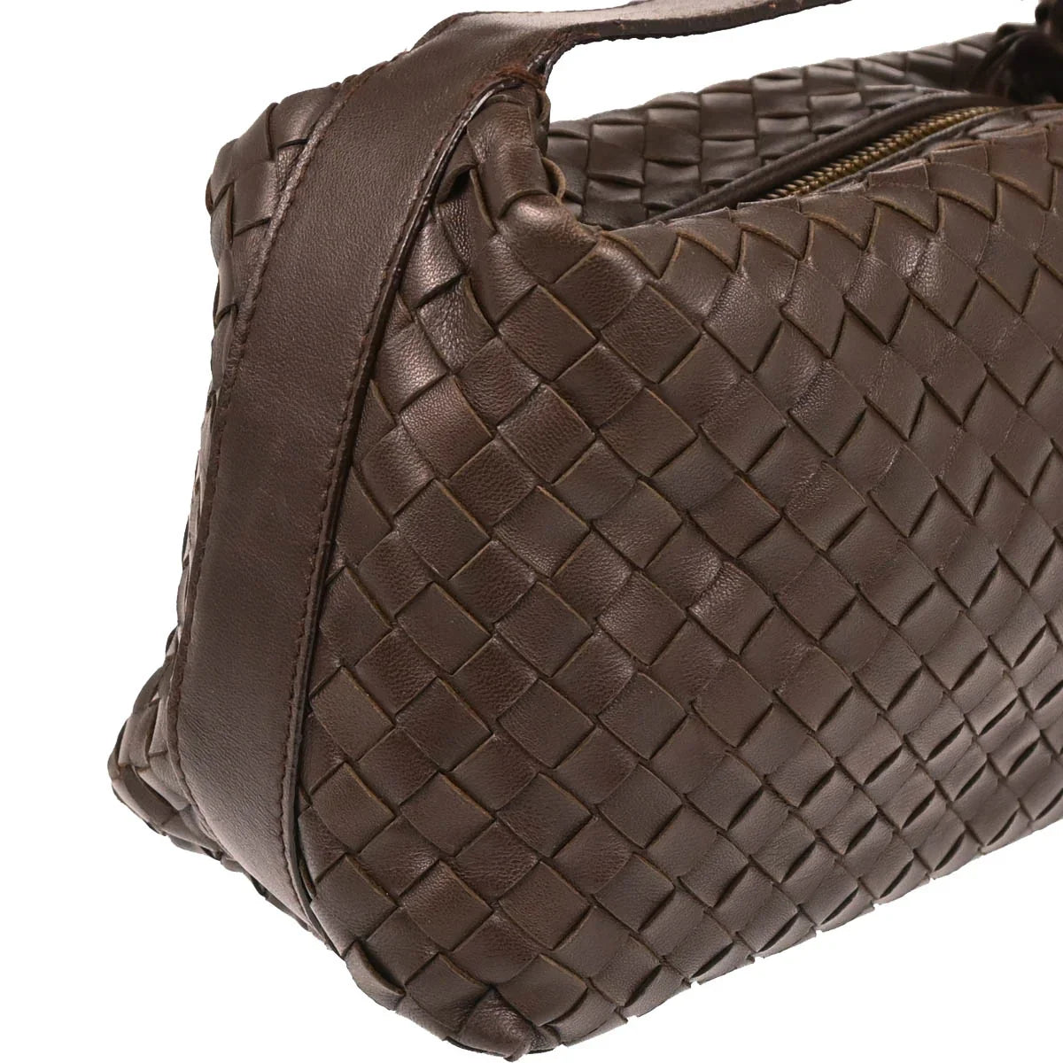 Bottega Veneta Brown Intrecciato Hobo Handbag