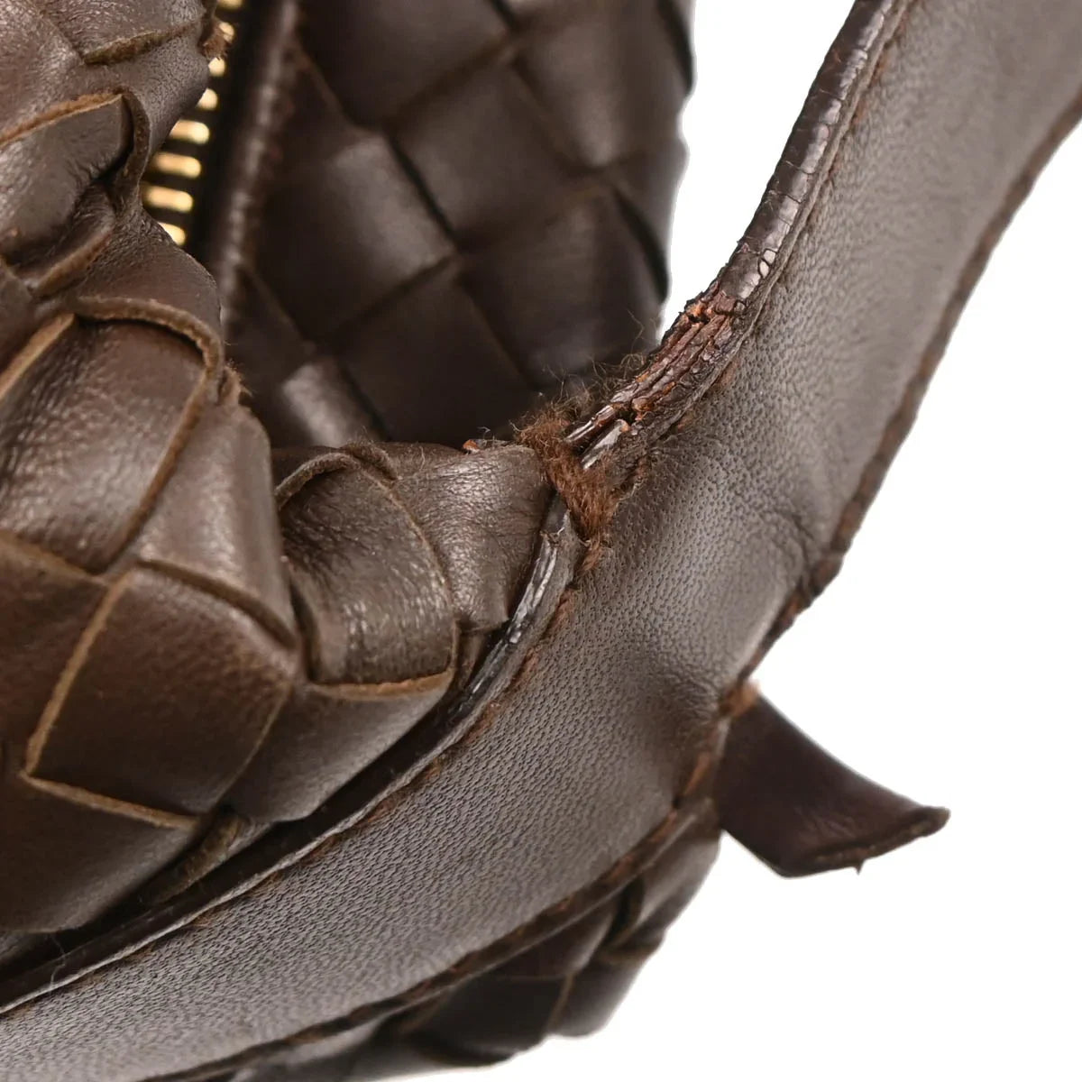 Bottega Veneta Brown Intrecciato Hobo Handbag
