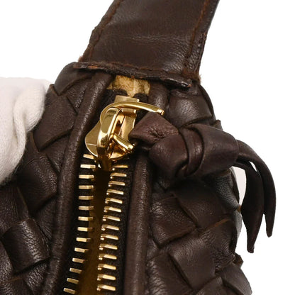 Bottega Veneta Brown Intrecciato Hobo Handbag