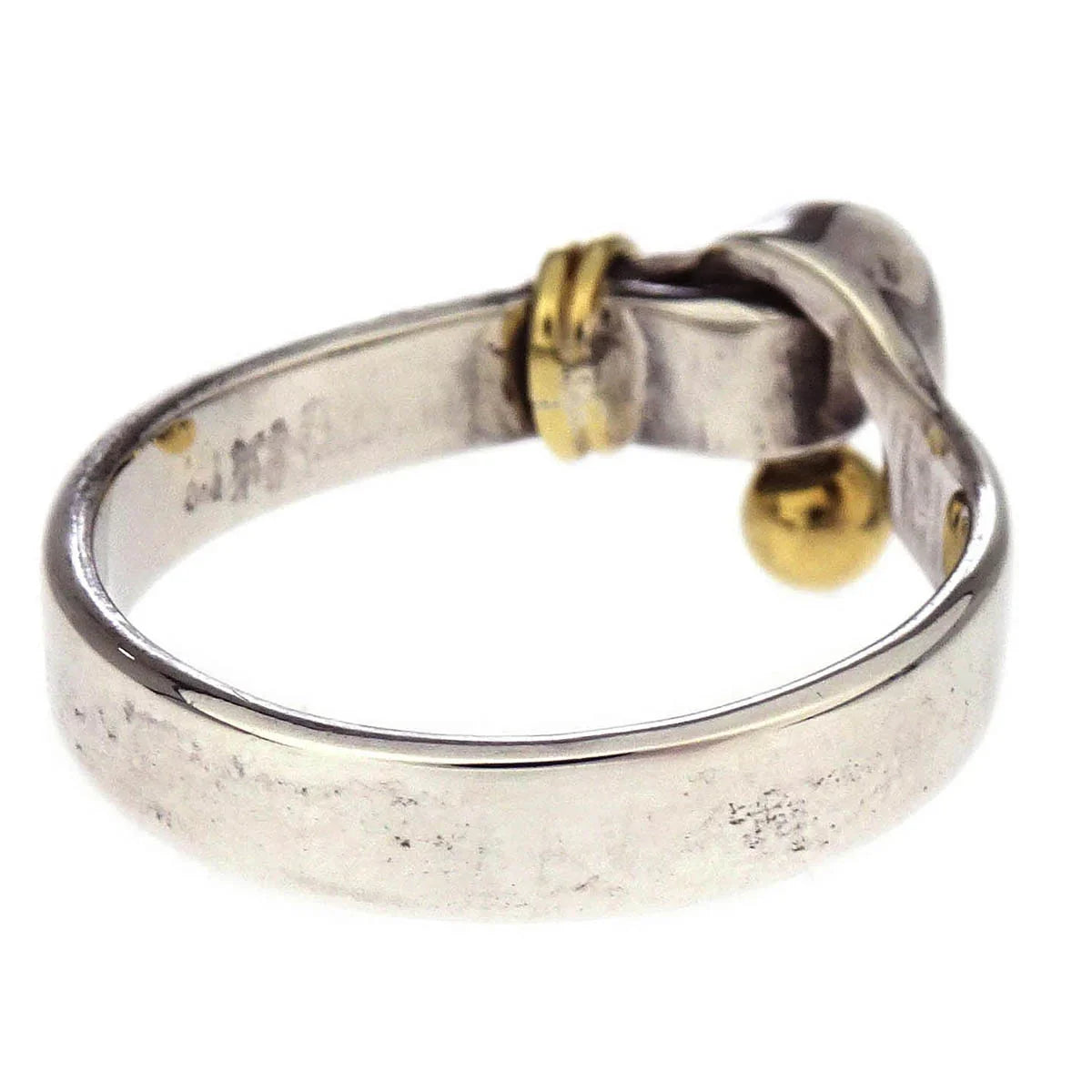 Tiffany & Co. Ring Hook & Eye Silver Gold Ag925 Au750 #58