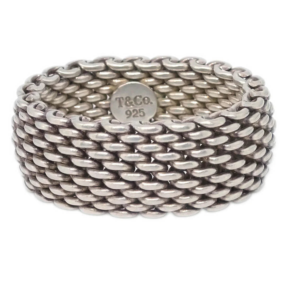 Tiffany & Co. Mesh Ring SV925 #56
