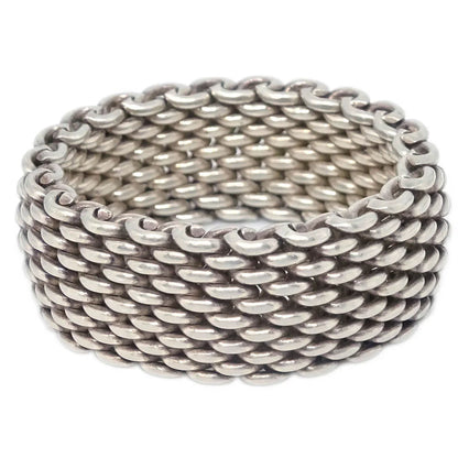 Tiffany & Co. Mesh Ring SV925 #56