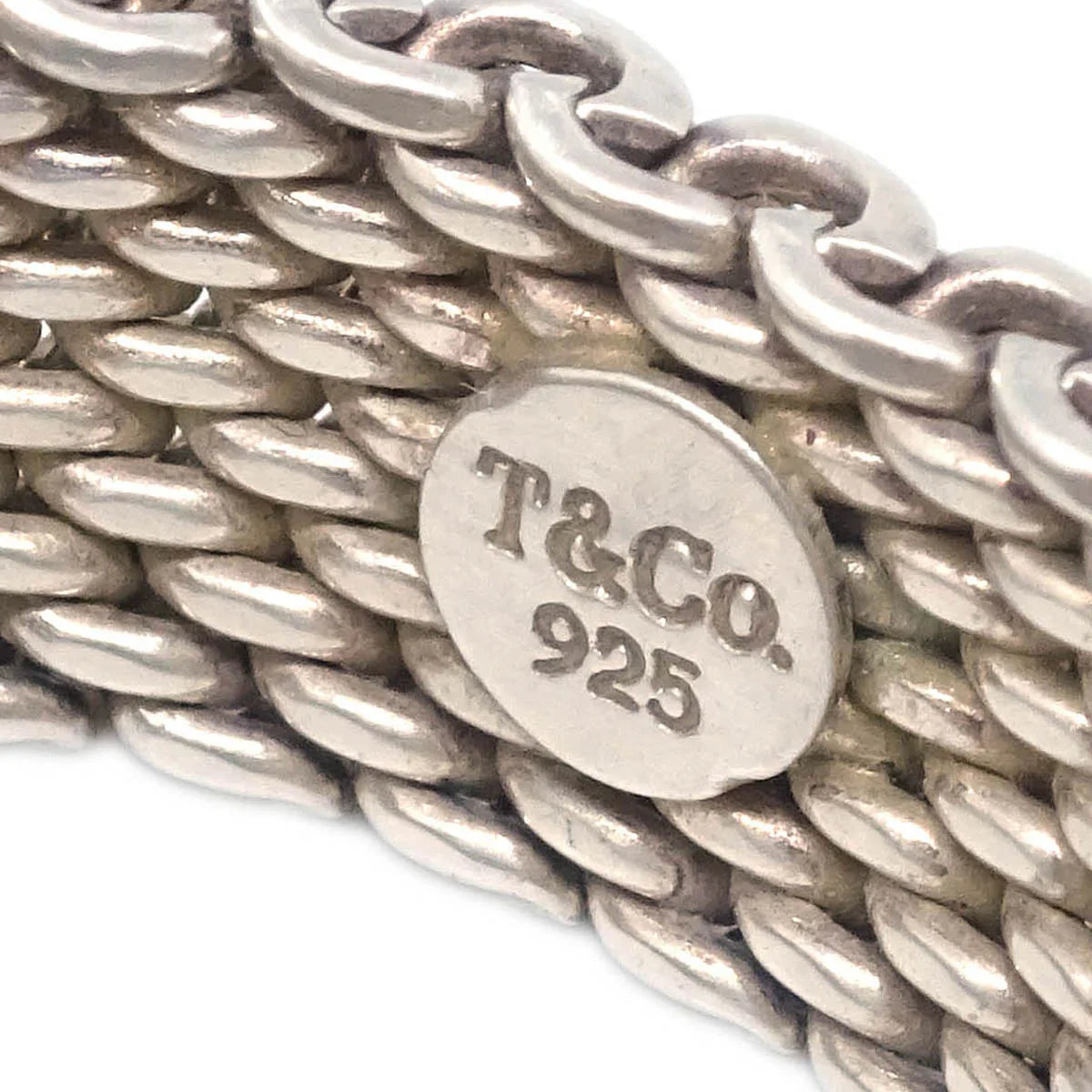 Tiffany & Co. Mesh Ring SV925 #56