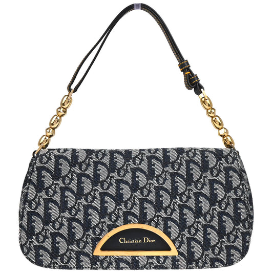 Christian Dior Navy Trotter Malice Handbag