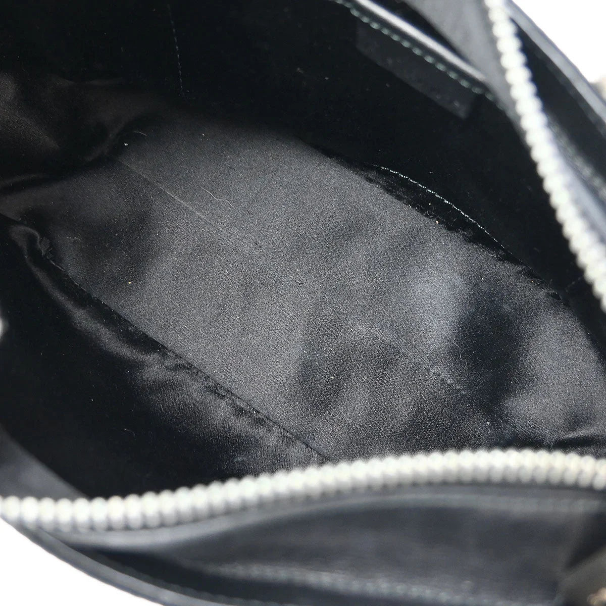 Celine Black Satin Rhinestone Mini Boogie Handbag