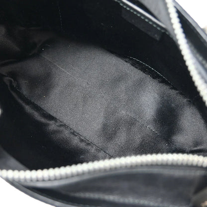 Celine Black Satin Rhinestone Mini Boogie Handbag