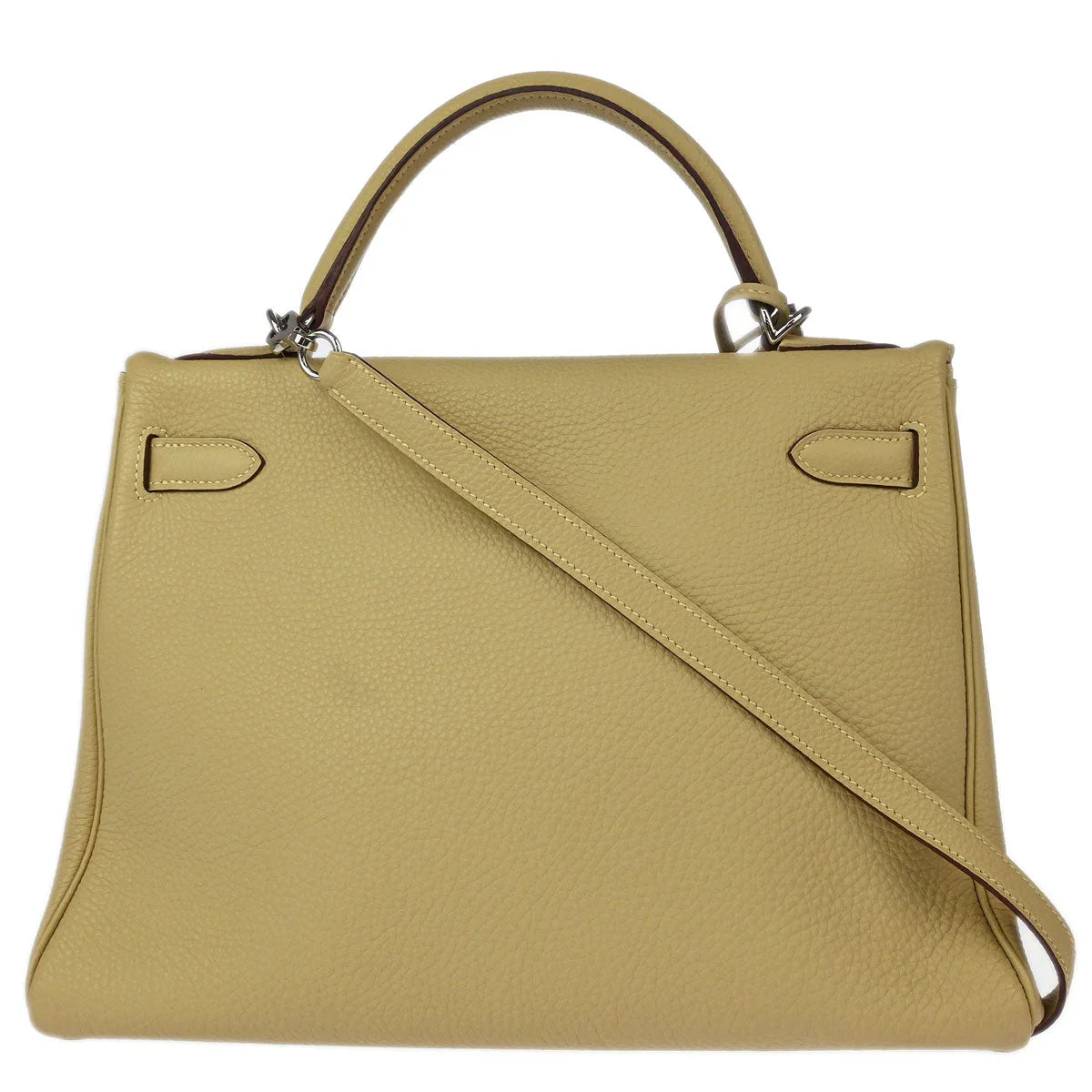 Hermes 2010 Pechemin Togo Kelly 32 Retourne 2way Shoulder Handbag