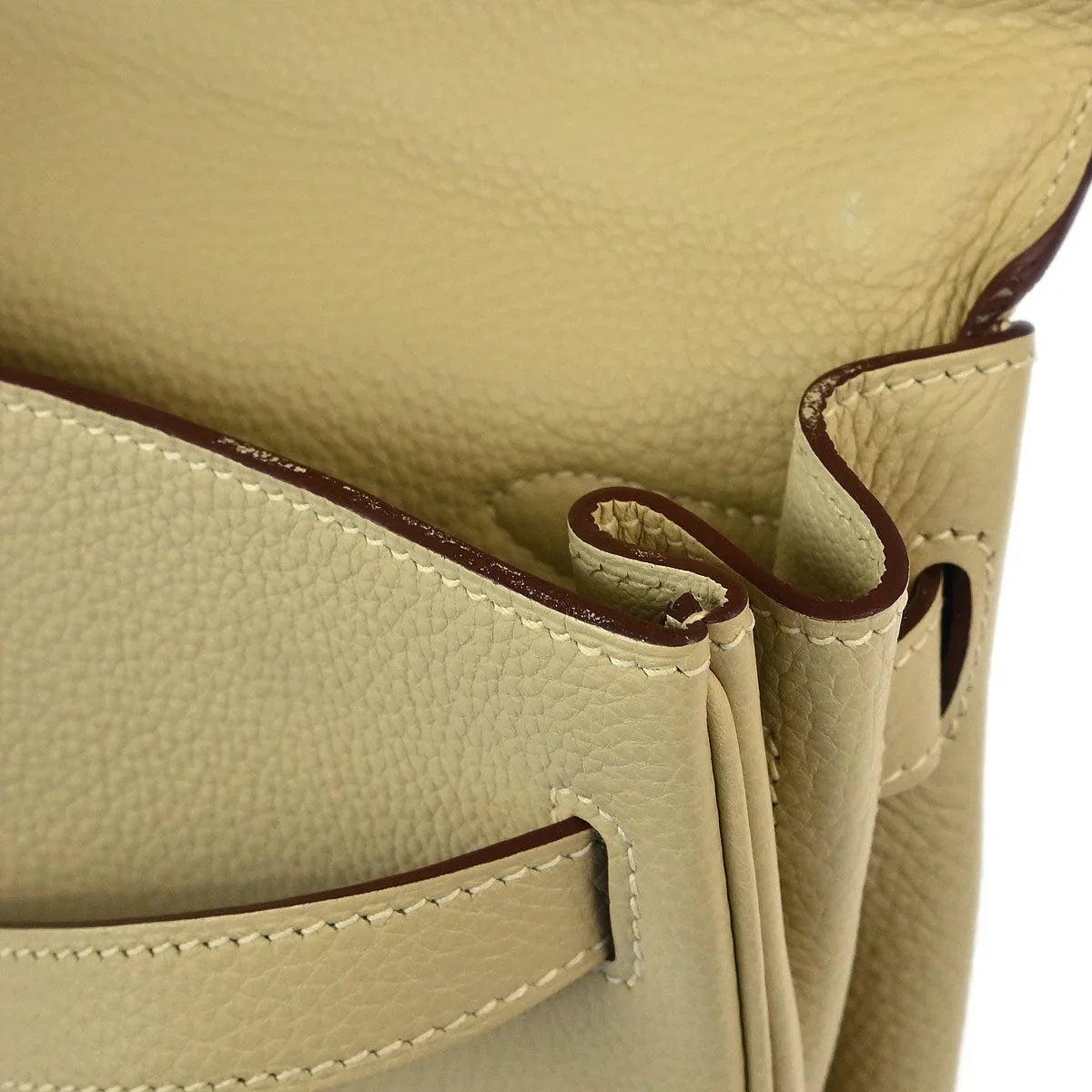 Hermes 2010 Pechemin Togo Kelly 32 Retourne 2way Shoulder Handbag