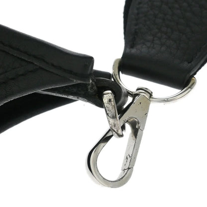 Hermes 2006 Black Taurillon Clemence Evelyne 2 PM Shoulder Bag