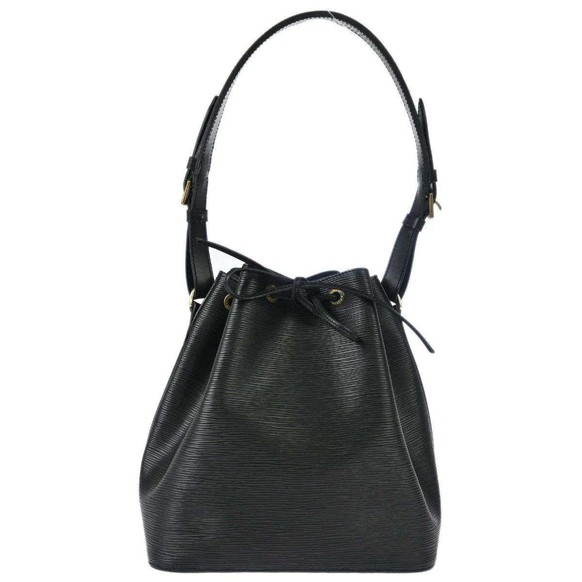 Louis Vuitton 1998 Black Epi Petite Noe Bucket Shoulder Bag M59012