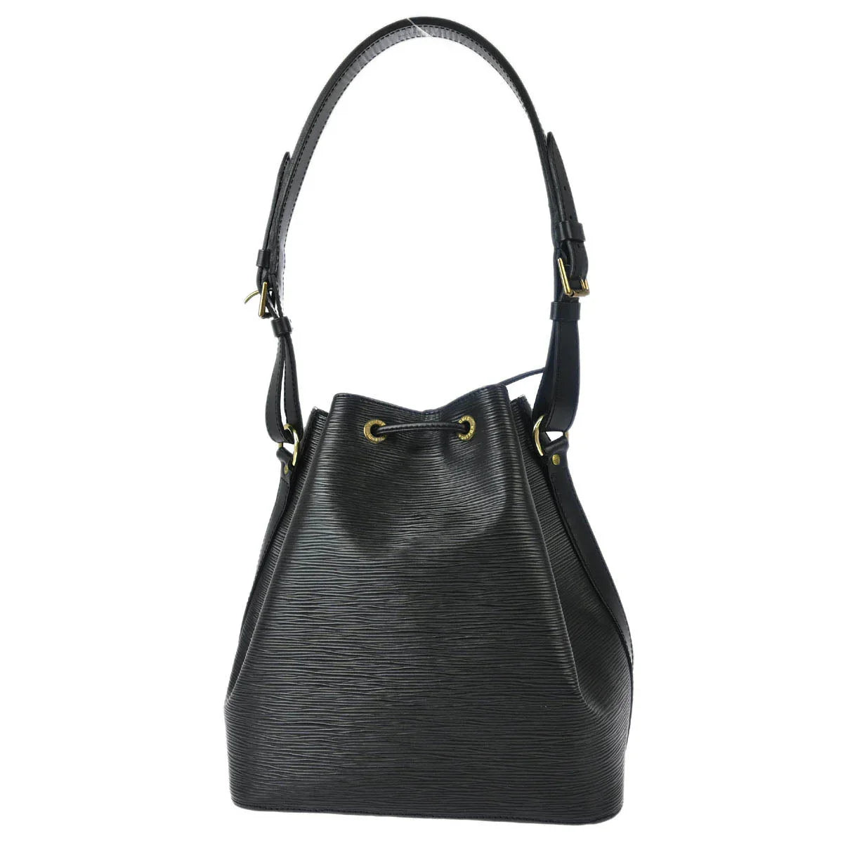 Louis Vuitton 1998 Black Epi Petite Noe Bucket Shoulder Bag M59012