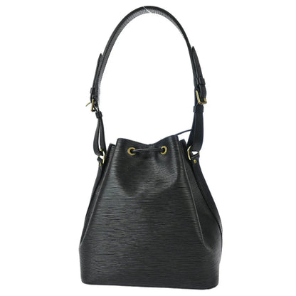 Louis Vuitton 1998 Black Epi Petite Noe Bucket Shoulder Bag M59012