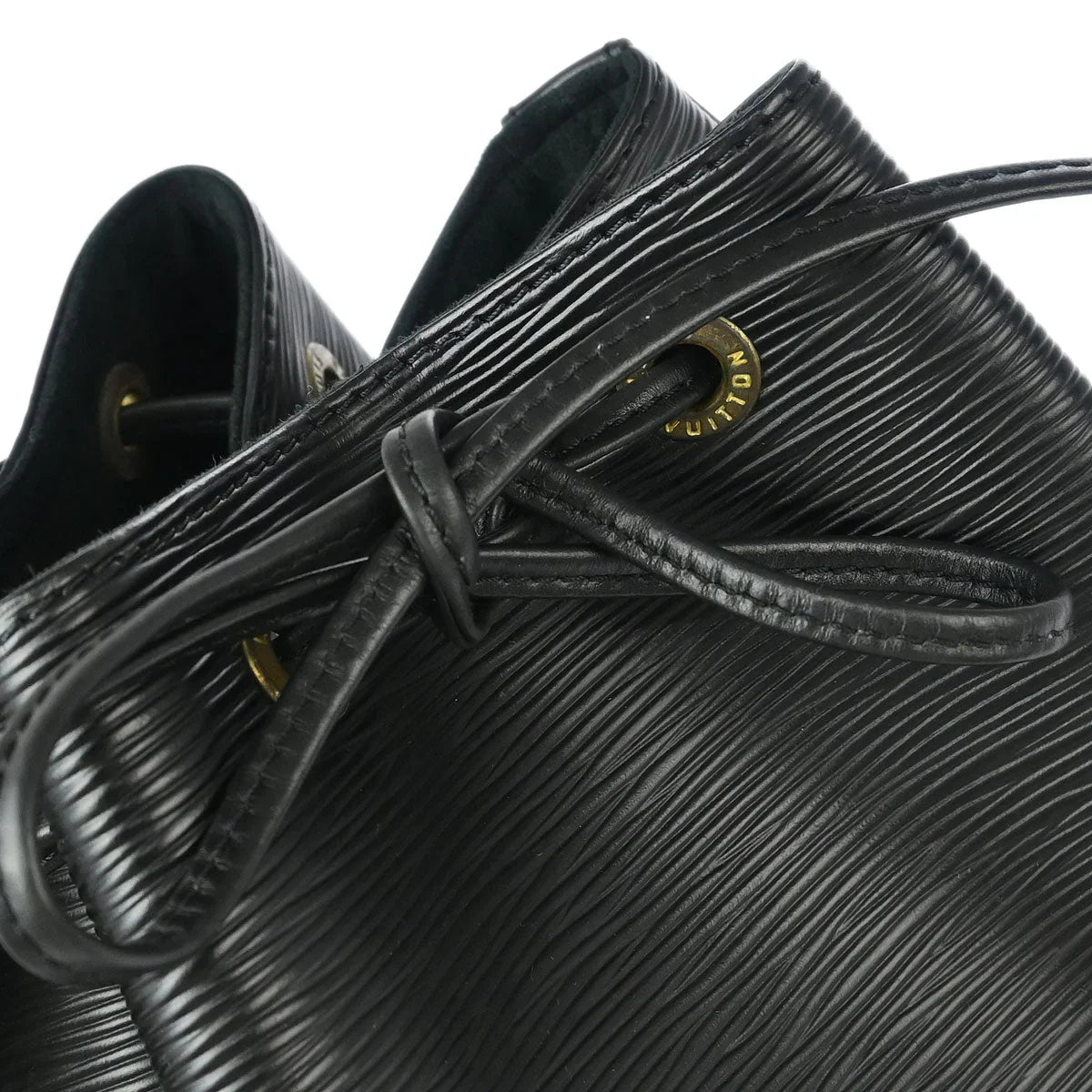 Louis Vuitton 1998 Black Epi Petite Noe Bucket Shoulder Bag M59012