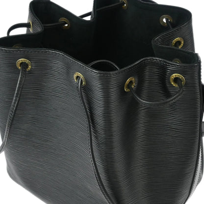 Louis Vuitton 1998 Black Epi Petite Noe Bucket Shoulder Bag M59012