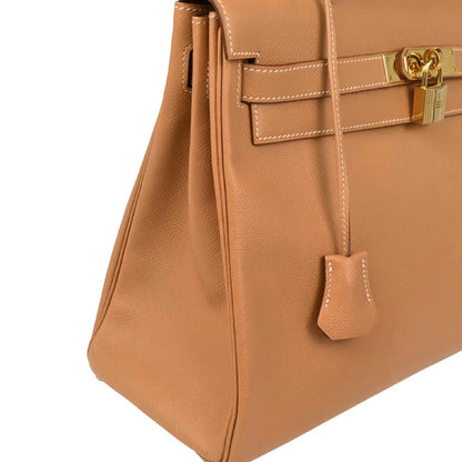 Hermes 2000 Natural Courchevel Kelly 32 Retourne 2way Shoulder Handbag