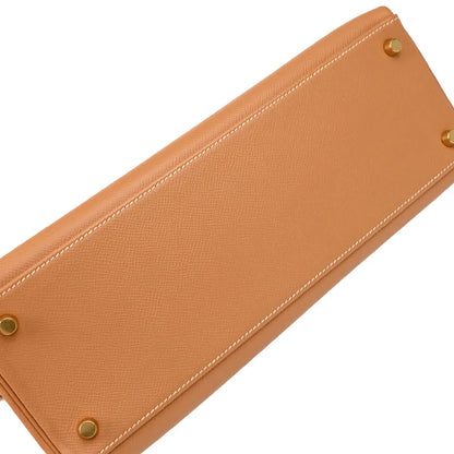 Hermes 2000 Natural Courchevel Kelly 32 Retourne 2way Shoulder Handbag