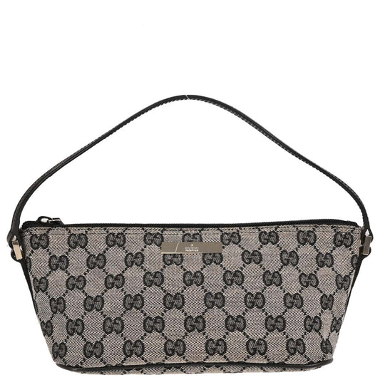 Gucci Black Canvas GG Handbag