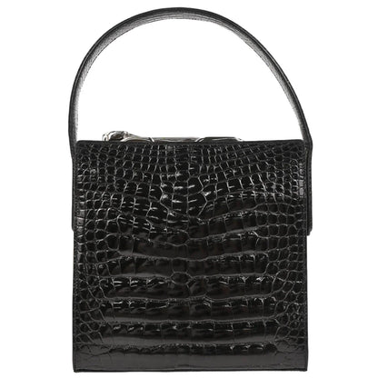 Cartier * Black Crocodile Handbag