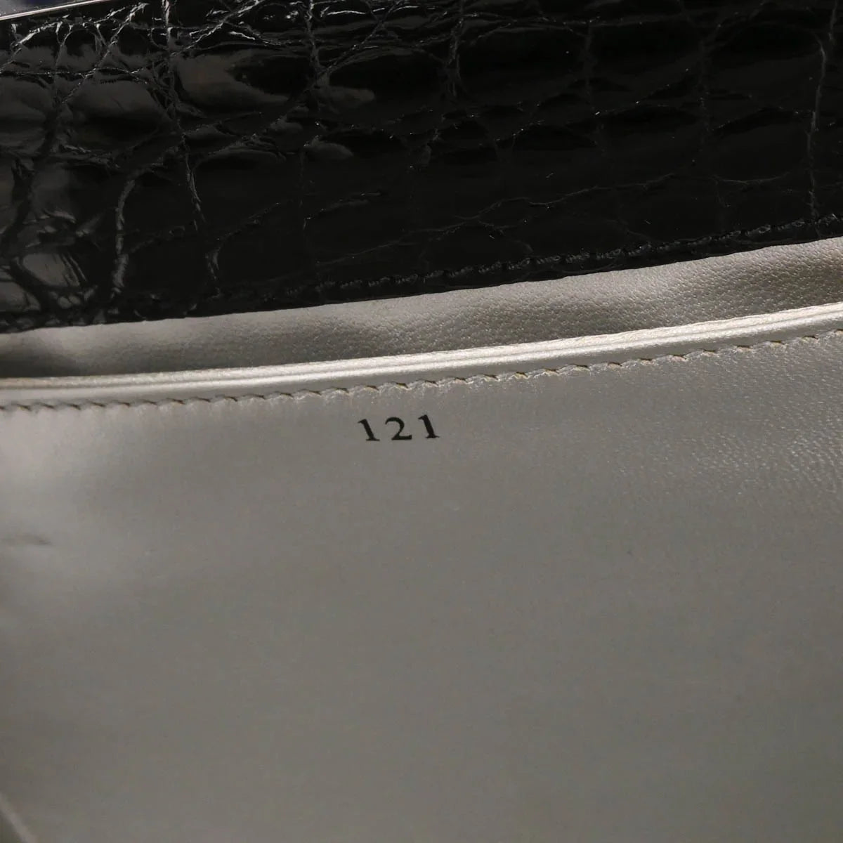 Cartier * Black Crocodile Handbag