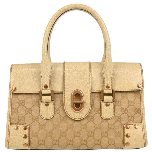 Gucci Beige GG Handbag