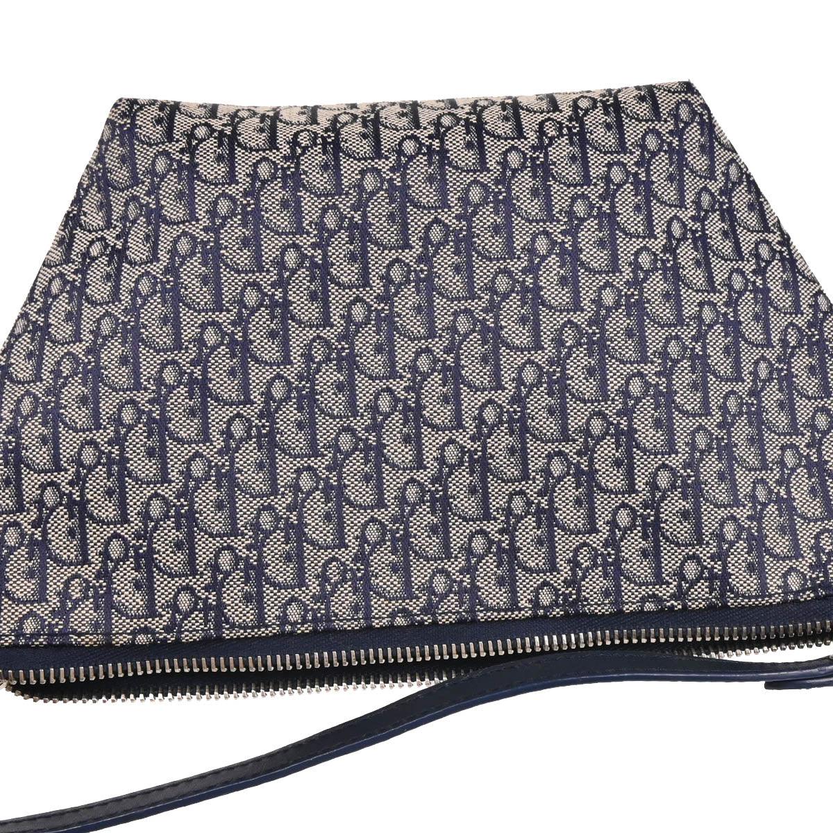 Christian Dior 2003 Navy Trotter Handbag