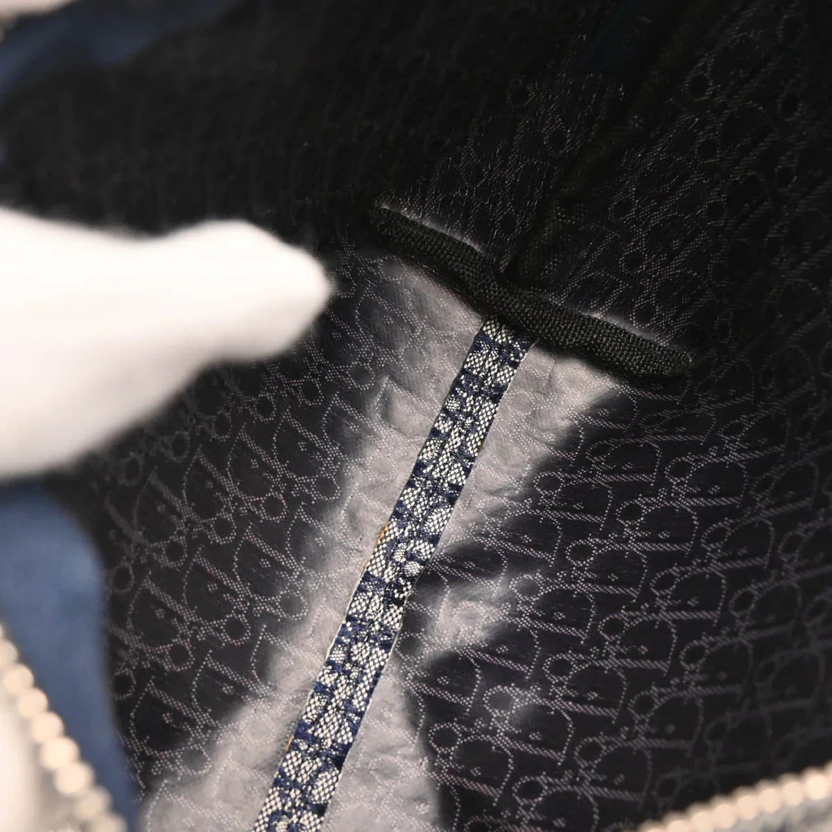 Christian Dior 2003 Navy Trotter Handbag