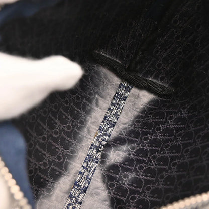 Christian Dior 2003 Navy Trotter Handbag