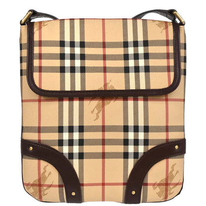 Burberry Beige House Check Shoulder Bag