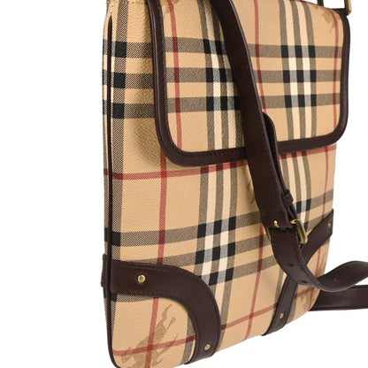 Burberry Beige House Check Shoulder Bag